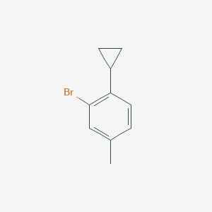 2-Bromo-1-cyclopropyl-4-methylbenzene - 