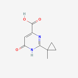 2-(1-Methylcyclopropyl)-6-oxo-1,6-dihydropyrimidine-4-carboxylic acid - 