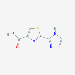 2-(1H-imidazol-2-yl)-1,3-thiazole-4-carboxylic acid - 