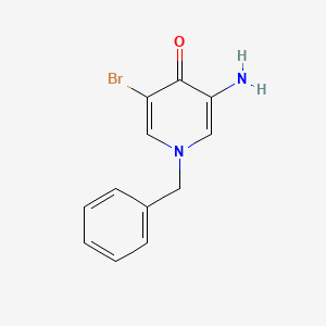3-Amino-1-benzyl-5-bromo-1,4-dihydropyridin-4-one - 