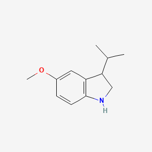 5-Methoxy-3-(propan-2-YL)-2,3-dihydro-1H-indole - 