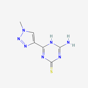 4-Amino-6-(1-methyl-1H-1,2,3-triazol-4-yl)-1,3,5-triazine-2-thiol - 