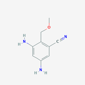 3,5-Diamino-2-(methoxymethyl)benzonitrile - 