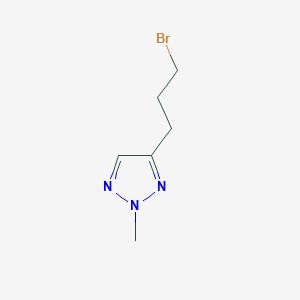 4-(3-Bromopropyl)-2-methyl-2H-1,2,3-triazole - 