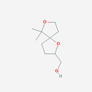 {6,6-Dimethyl-1,7-dioxaspiro[4.4]nonan-2-yl}methanol - 