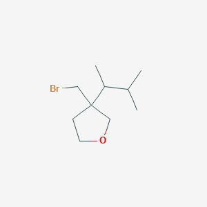 3-(Bromomethyl)-3-(3-methylbutan-2-yl)oxolane - 