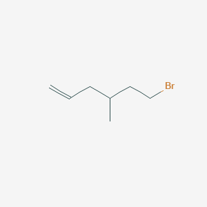6-Bromo-4-methylhex-1-ene - 