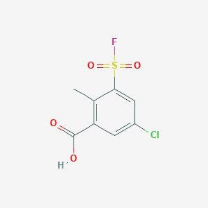 5-Chloro-3-(fluorosulfonyl)-2-methylbenzoic acid - 