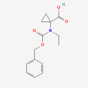 1-{[(Benzyloxy)carbonyl](ethyl)amino}cyclopropane-1-carboxylic acid - 