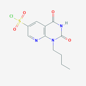 1-Butyl-2,4-dioxo-1,2,3,4-tetrahydropyrido[2,3-d]pyrimidine-6-sulfonyl chloride - 