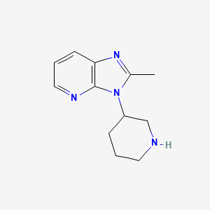 2-methyl-3-(piperidin-3-yl)-3H-imidazo[4,5-b]pyridine - 