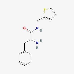 2-Amino-3-phenyl-N-[(thiophen-2-yl)methyl]propanamide - 