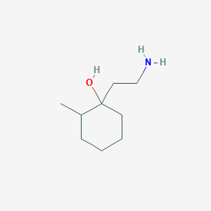 1-(2-Aminoethyl)-2-methylcyclohexan-1-ol - 