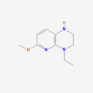4-Ethyl-6-methoxy-1H,2H,3H,4H-pyrido[2,3-B]pyrazine - 