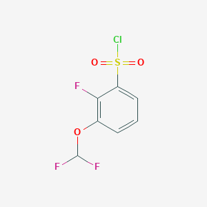 3-(Difluoromethoxy)-2-fluorobenzene-1-sulfonyl chloride - 