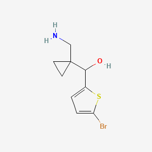[1-(Aminomethyl)cyclopropyl](5-bromothiophen-2-yl)methanol - 