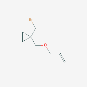 1-(Bromomethyl)-1-[(prop-2-EN-1-yloxy)methyl]cyclopropane - 