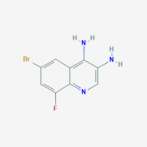 6-Bromo-8-fluoroquinoline-3,4-diamine - 