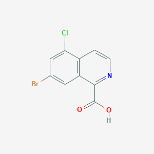 7-Bromo-5-chloroisoquinoline-1-carboxylic acid - 