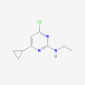 4-Chloro-6-cyclopropyl-N-ethylpyrimidin-2-amine - 