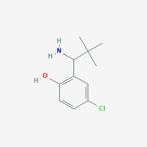 2-(1-Amino-2,2-dimethylpropyl)-4-chlorophenol - 