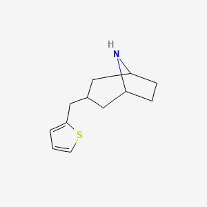 3-[(Thiophen-2-yl)methyl]-8-azabicyclo[3.2.1]octane - 