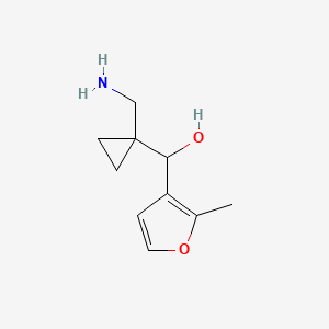 [1-(Aminomethyl)cyclopropyl](2-methylfuran-3-yl)methanol - 