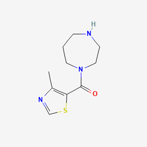 1-(4-Methyl-1,3-thiazole-5-carbonyl)-1,4-diazepane - 