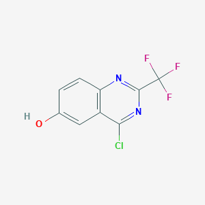 4-Chloro-6-hydroxy-2-trifluoromethyl-quinazoline - 