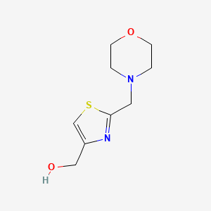 {2-[(Morpholin-4-yl)methyl]-1,3-thiazol-4-yl}methanol - 