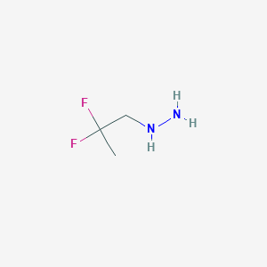 (2,2-Difluoropropyl)hydrazine - 