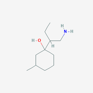 1-(1-Aminobutan-2-YL)-3-methylcyclohexan-1-OL - 