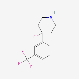 4-Fluoro-4-[3-(trifluoromethyl)phenyl]piperidine - 