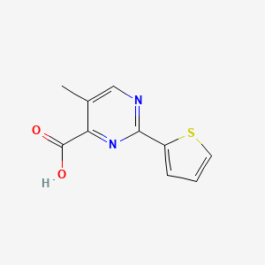 5-Methyl-2-(thiophen-2-yl)pyrimidine-4-carboxylic acid - 