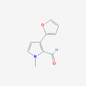 3-(Furan-2-yl)-1-methyl-1H-pyrrole-2-carbaldehyde - 