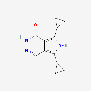 5,7-Dicyclopropyl-1H,2H,6H-pyrrolo[3,4-d]pyridazin-1-one - 