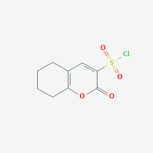 2-oxo-5,6,7,8-tetrahydro-2H-chromene-3-sulfonyl chloride - 