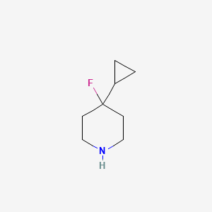 4-Cyclopropyl-4-fluoropiperidine - 