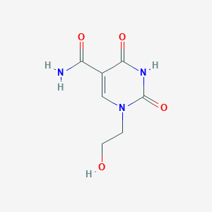 1-(2-Hydroxyethyl)-2,4-dioxo-1,2,3,4-tetrahydropyrimidine-5-carboxamide - 
