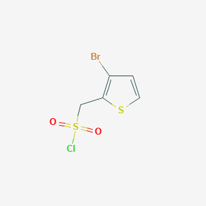 (3-Bromothiophen-2-yl)methanesulfonyl chloride - 