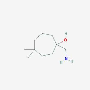 1-(Aminomethyl)-4,4-dimethylcycloheptan-1-ol - 