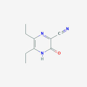 5,6-Diethyl-3-oxo-3,4-dihydropyrazine-2-carbonitrile - 