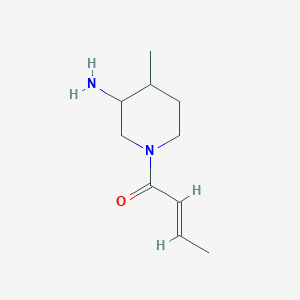 1-(3-Amino-4-methylpiperidin-1-YL)but-2-EN-1-one - 