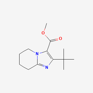 Methyl 2-tert-butyl-5H,6H,7H,8H-imidazo[1,2-a]pyridine-3-carboxylate - 