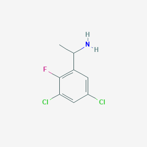 1-(3,5-Dichloro-2-fluorophenyl)ethan-1-amine - 