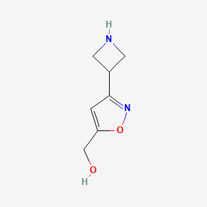 [3-(Azetidin-3-yl)-1,2-oxazol-5-yl]methanol - 