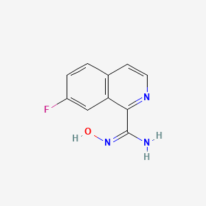 (E)-7-Fluoro-N'-hydroxyisoquinoline-1-carboximidamide - 