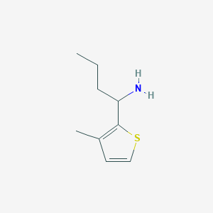 1-(3-Methylthiophen-2-yl)butan-1-amine - 