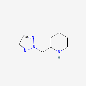 2-[(2H-1,2,3-Triazol-2-yl)methyl]piperidine - 