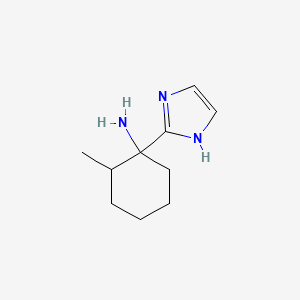 1-(1H-Imidazol-2-yl)-2-methylcyclohexan-1-amine - 